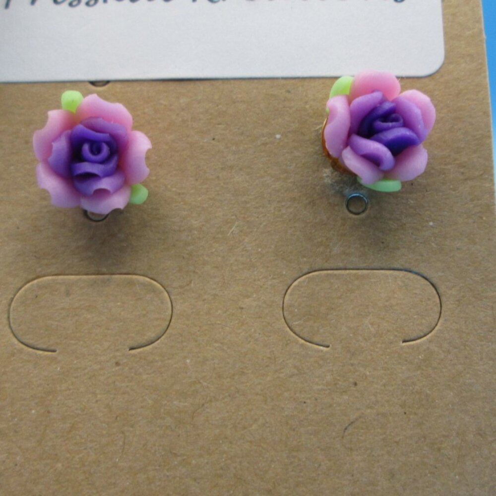 Rose Bud Earrings